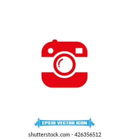 Camera icon vector illustration