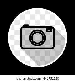 Camera icon. Vector illustration