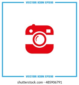 Camera icon vector illustration