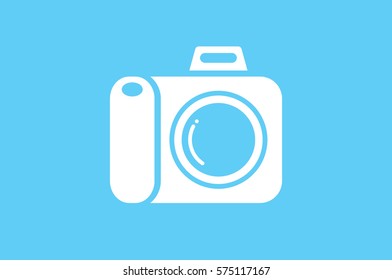 Camera icon vector illustration.
