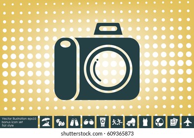 Camera icon vector illustration