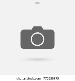 Camera icon. Vector illustration.