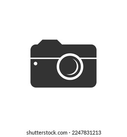 icono de cámara Icono de pantalla negro

