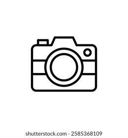 camera icon Vector illustration in black