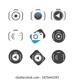 camera icon vector illustration design template