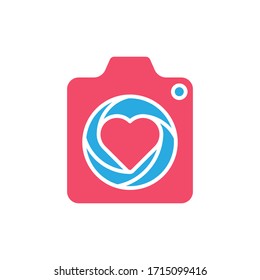 Camera Icon Vector Illustration. Camera design vector template. Camera icon flat design vector for website, symbol, logo, sign, app, UI.