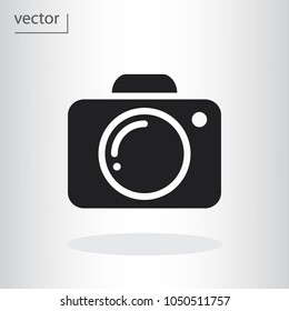 camera icon - vector illustration EPS 10, flat design icon