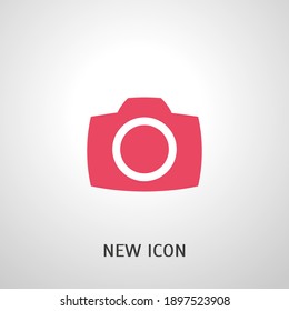 camera icon. Vector illustration EPS 10.