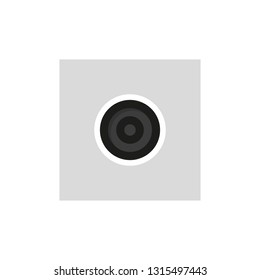 Camera icon. Vector illustration flat design.