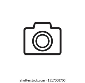 Camera icon vector illustration flat style