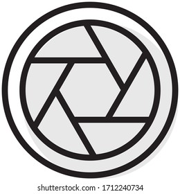 camera icon vector illustration flat