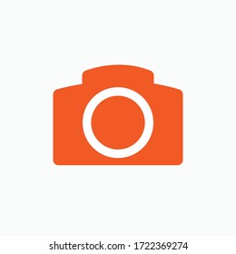 Camera Icon - Vector Illustration In Glyph Style for Design and Websites, Presentation or Application.