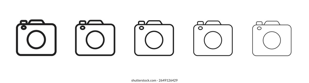 Camera icon vector illustration isolated