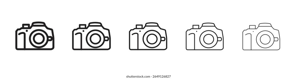 Camera icon vector illustration isolated