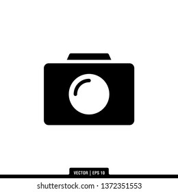 Camera Icon Vector Illustration Logo Template
