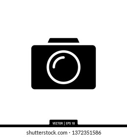 Camera Icon Vector Illustration Logo Template
