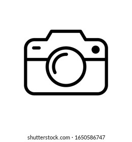 Camera Icon Vector Illustration Logo Template