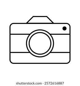 Camera icon Vector illustration logo template for many purpose. Camera icon symbol. Photograph sign. Camera icon vector.