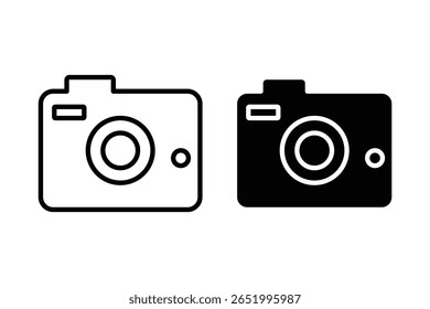 camera icon Vector illustration on white background.