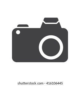 Camera Icon Vector Illustration on the white background.