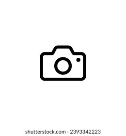 Camera icon vector illustration. outline icon for web, ui, and mobile apps