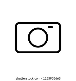 Camera icon vector illustration. Photo camera sign.