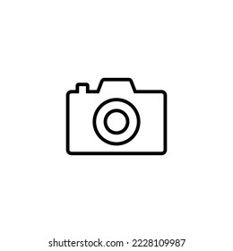 Camera icon vector illustration. photo camera sign and symbol. photography icon.