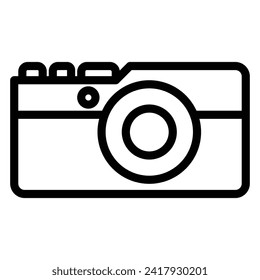 Camera icon vector illustration. photo camera sign and symbol. photography icon.