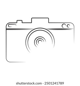 Camera icon vector illustration. photo camera sign and symbol eps 10