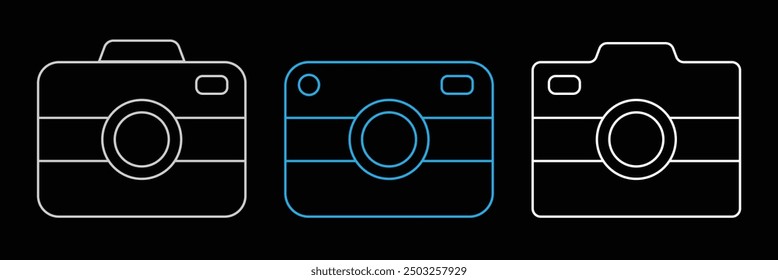 Camera icon. Camera icon vector illustration. photo camera sign and symbol. photography icon. Eps 10. 