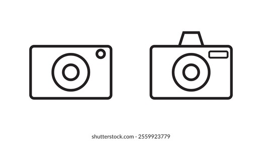 Camera icon vector illustration. photo camera sign and symbol. photography icon