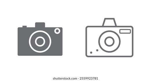 Camera icon vector illustration. photo camera sign and symbol. photography icon