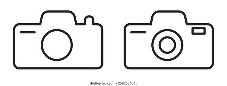 Camera icon vector illustration. photo camera sign and symbol. photography icon.