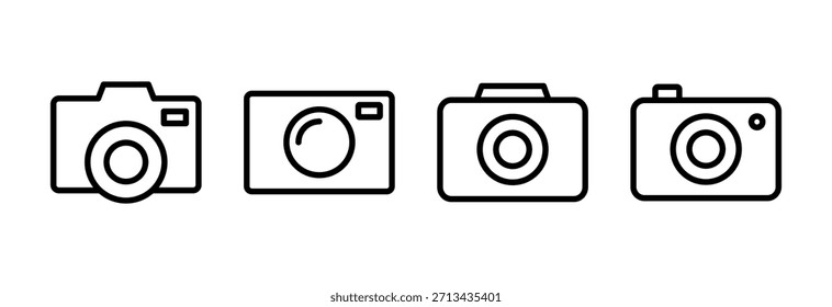 Camera icon vector illustration. photo camera sign and symbol. photography icon.