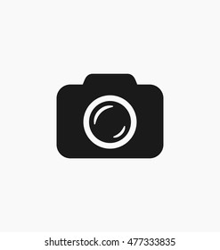 Camera icon vector illustration. Photo camera sign.