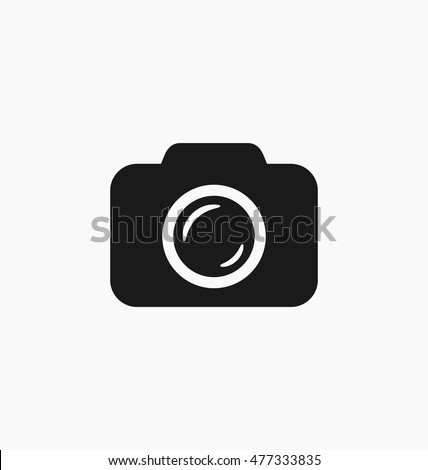 Camera icon vector illustration. Photo camera sign.