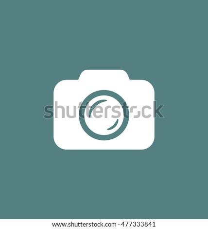 Camera icon vector illustration. Photo camera sign.