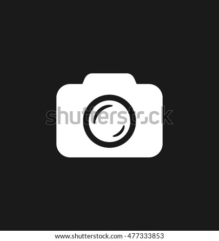 Camera icon vector illustration. Photo camera sign.