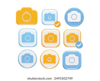 Camera icon vector illustration icon set element