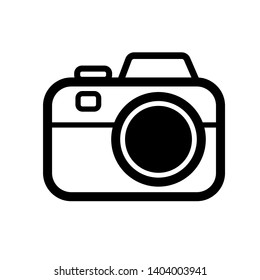 camera icon vector, illustration Symbol logo isolated on White background
