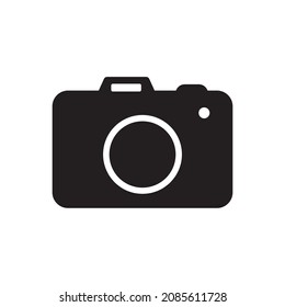 símbolo de imagen vectorial de icono de cámara