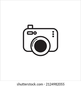 símbolo de imagen vectorial de icono de cámara