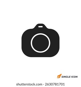camera icon vector illustration. camera symbol isolated on white background