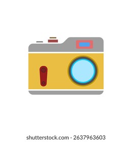 camera icon, vector illustration, symbol, design logo template pictogram, for ui or ux isolated on white for mobile app, editable