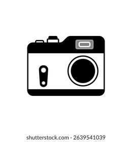 camera icon, vector illustration, symbol, design logo template pictogram, for ui or ux isolated on white for mobile app, editable