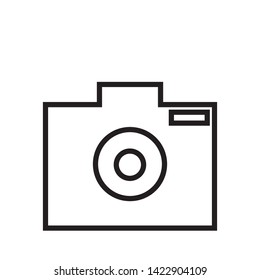 camera icon vector illustration template