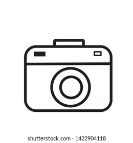 camera icon vector illustration template