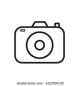 camera icon vector illustration template