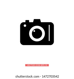camera icon vector illustration template