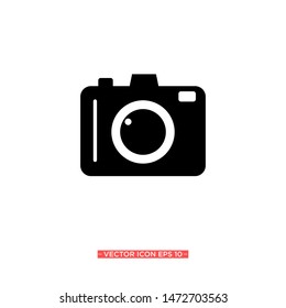 camera icon vector illustration template